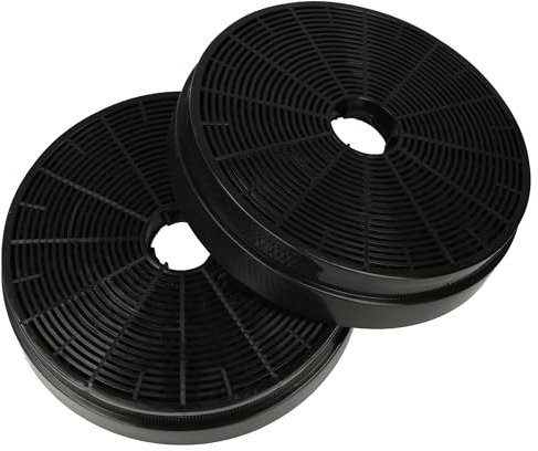 vhbw 2x Filtres à charbon actif compatible avec Klarstein Alina, Alina 90, Aurica 60, Aurica 90, Balzac Silent 90, Down Under hotte aspirante - 17,5 cm