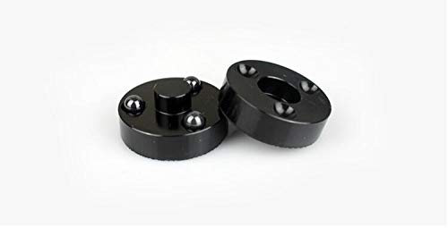 VAMIUR HIFI Audio Speakers Amplifier Chassis Ceramic beads Anti-shock Shock Absorber Foot Pad Feet Pads Vibration Absorption Stands (Color : 3pcs black)