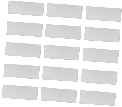 NUOBESTY Rechteckige Acrylglasfliesen 10-teiliges Spiegelmosaik-set Kein Bohren Erforderlich