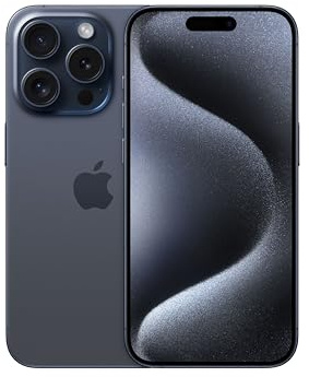 Apple iPhone 15 Pro (1 TB) - Blaues Titan (Generalüberholt)