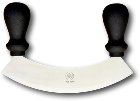 BLUE FARM | Due Buoi knives. 859. Coltello mezza luna. Lama singola Mezzaluna singola manico ABS cm 22