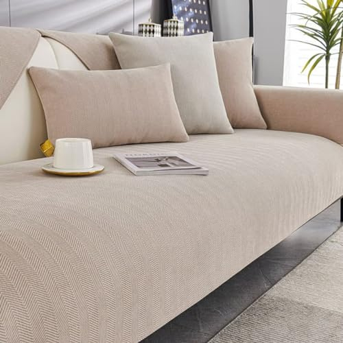 BohrenCL Sofa Überzug, Chenille Sofabezug, Sofa Überwurf, Sofadecke rutschfest, Sofa überwurfdecke, Sofaschutz Katze Hund, Sofa Schutzdecke, Sofadecken Für Sitzfläche, Couchbezug, SOFE Cover