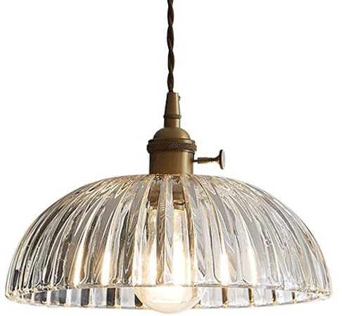 KXKLGWHN Paralume Creativo A Forma Di Scodella, Lampada A Sospensione In Vetro Stile Nordico, Lampada A Sospensione A Testa Singola Con Montaggio A Incasso, Lampada A Sospensione A Soffitto Con Base E