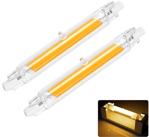 GDYOD R7S LED 118mm Dimmbar,Warmweiß 3000K,2er Pack