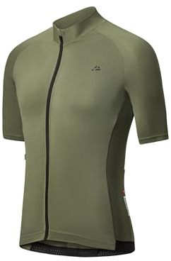 DANISH ENDURANCE Maillot Ciclismo Hombre Manga Corta, con Bolsillos