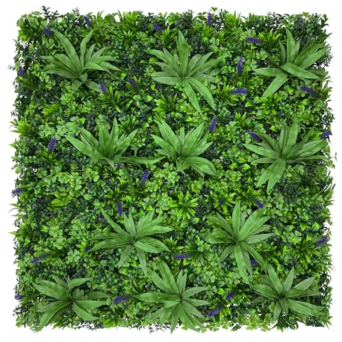 DOPGIB Greenery Grass Wall Boxwood Plant Panels: 20x 20(4P) with UV Resistant Leaves Artificial Ivy Privacy Hedge Fence Screen for Backdrop,Garden and Indoor Outdoor Plant Wall&Fence Covering
