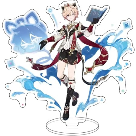 AdrEta Genshin Impact Character Acrylic Stand Figure Genshin Impact Table Decorations Game Poster Character Standing Plates (DAHLIA P)