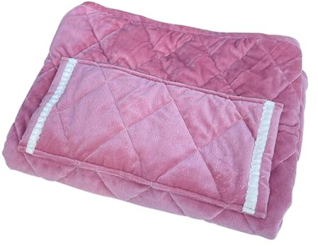 Small Flannel Battery Heated Blanket, Washable Heated Fast Heating 23.62x31.5in, Rechargeable Electric Throw For Sofa Chair Car Office Lunch Break