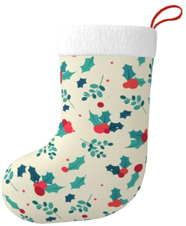 Photinia Arbutifolia Personalized Christmas Stockings Christmas,Xmas Character for Family Holiday Christmas Party Decorations