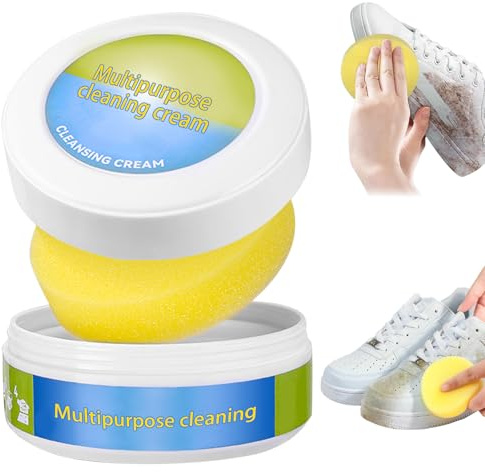 Sneaker Reiniger Weiß, 2026 Neu Multifunktionale Sneaker Cleaner, Schaum Schuhreiniger für Alle Arten von Flecken für Strickwaren, Stiefel, Turnschuhe Oberflächen, Schuhpflege (1Pcs)