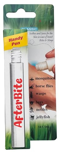 AfterBite Classic Mosquito Pen14ml | Insect Bite Relief Pen for Mosquito, Midge, Wasp & Bug Bites | Fast Itch Relief for Adults & Kids