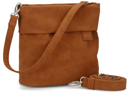 Zwei Damen Handtasche Mademoiselle.M M8 Crossbody Bag 3 L Umhängetasche aus Kunstleder mit Geheimfach & Hauptfach mit Reißverschluss, inkl. kurzem & langen abnehmbaren Schultergurt