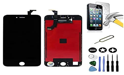 Mobilevie Ecran LCD Retina + Vitre Tactile sur châssis pour Iphone 6 Plus Noir + Outils
