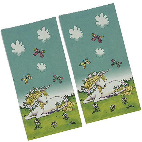 Lutz Mauder 8 Partytüten * Einhorn * aus Papier Plus 8 Sticker für Kindergeburtstag und Mottoparty Unicorn Kinder Geburtstag Geschenktüten Mitgebsel Tüten