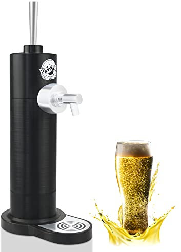 Richard Bergendi Home Draught Beer Pump, Beer kegerator, Beer Tap, Draft Beer Dispenser, Portable Mini Keg for All Can Beers, Ale, Birthday Gift for Men, Husband, Dad, Son, Beer Gifts for Men