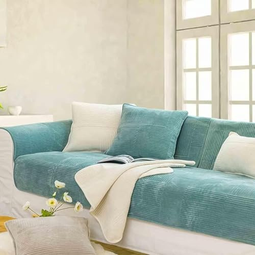 Mineliste Sofabezug rutschfeste Sofadecke，sofaschutz1 2 3 4-Seater L Shape Sofaschoner,Hund Katze Überwurf Hundedecke Ecksofa Sofa Schutzdecke Sofaschutz Hund Kratzschutz Katze,11#-90x180cm