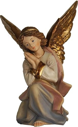 FADEDA Angel / Height: 8 cm / Hand-Painted / Detailed Nativity Scene Figures - Christmas Table Decoration Nativity Accessories