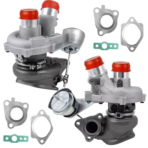 DOFOCH Left & Right Twin Turbocharger for 2013-2016 Ford F150 F-150 V6 3.5L, for 2015-2016 Expedition 3.5L, for 2015-2016 Ford Transit 150 250 350 3.5L V6 Ecoboost Replace# 53039880470 53039880469