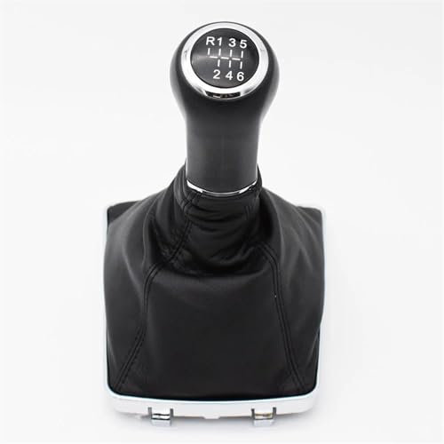 BIVOO Schaltknäufe 5/6 Geschwindigkeit Auto Schaltknauf Hebel Stift Stick Gaitor Boot Abdeckung Für Opel Für Astra H 2005 2006 2007 2008 2009 Schalthebelkopf (Size : 6 Geschwindigkeit)