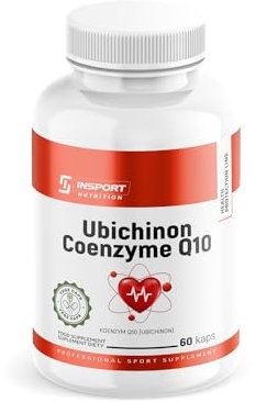 Coenzima Q10 Ubichinone 100 mg | Integratore per il cuore, la circolazione e la pelle | Energia cellulare, antiossidante naturale | INSPORT