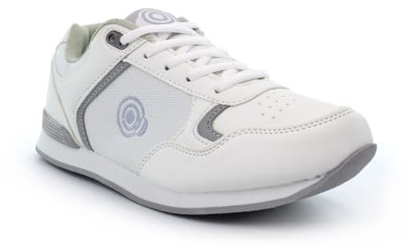 Womens Bowling Shoes Womens Bowling Trainers Ladies Lawn Bowls Trainers Ladies Bowls Shoes Garden Bowl Trainer Garden Bowl Shoe Lace Up White 4 UK