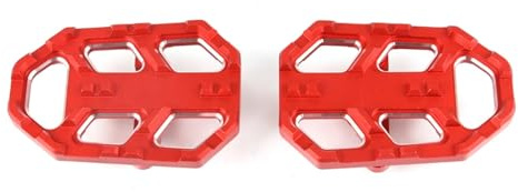 PGVXEM Pedane accessibili for motociclette Pedane Anteriori Poggiapiedi Pedale allargatore Compatibile con CB500X CB500 2019-2022 2023 2024(Red)