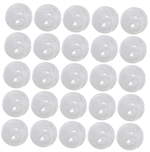 TOYANDONA 50stücke Selbstgemacht Spielzeugeinsatz Geräuschmacher Für Plüschtiere 28mm Lärm Machendes Spielzeug Zubehör Ersatz Für Puppen Und Rasseln Geräuscherzeuger Für Kinder Und