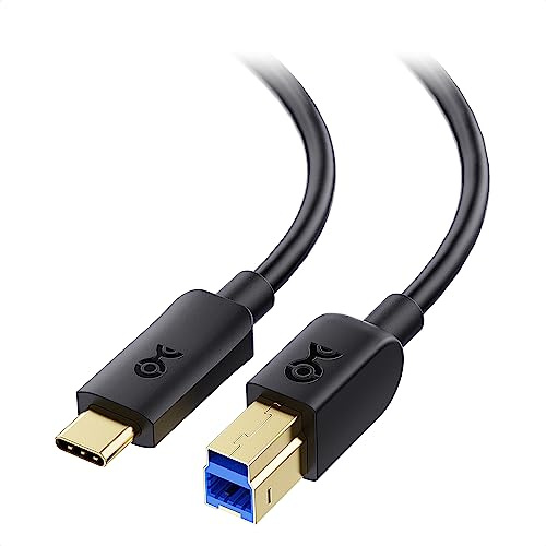 Cable Matters USB B auf USB C Kabel 0,3m (USBC auf USBB 3.0 Kabel) in Schwarz - 0,3 Meter