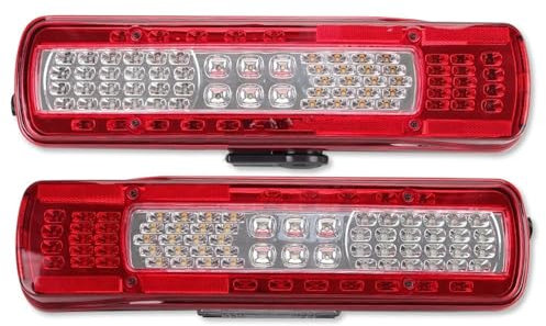 Faros Traseros Coche Faro Trasero Accesorios Coche Luces Traseras LED Para Camión Para Volvo FH FM Con Zumbador Señal Giro Trasera Freno Lámpara Antiniebla Luz Advertencia Marcha Atrás Luz Trasera Del