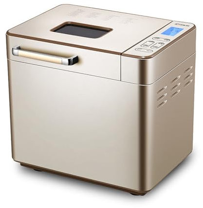 Máquina para hacer pan de 2 libras, máquina para hacer pan con 25 programas para 3 tamaños de pan y 3 colores de corteza, máquina para hacer pan con dispensador de frutas y nueces, para trigo integral