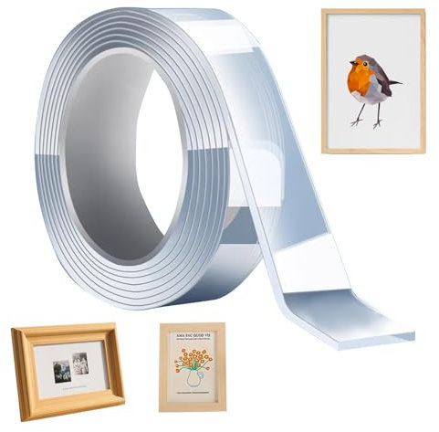 Nastro a doppia faccia-adesivo impermeabile per impieghi pesanti, pista di montaggio trasparente | Forte nastro per fissaggio a parete, di rifinitura del veicolo, impugnatura a moquette, strisc