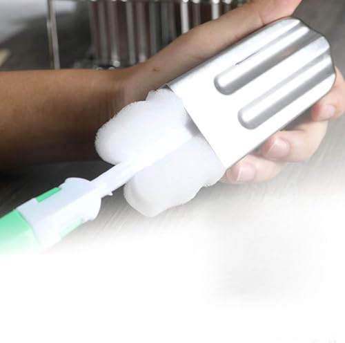 BRRNOO Moldes para Carámbanos de Acero Inoxidable, Molde para Palitos de Helado con Soporte para Palitos de 100 Piezas, 10 para Paletas de Helado de Acero Inoxidable para Pasteles y Paletas (cabeza