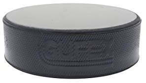 Gufex 10 Stück Herren Eishockey Puck offizieller iihf Spielpuck Farbe Schwarz