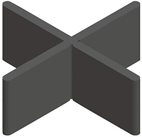 100 Stück GalaPower 3 mm Fugenkreuze für Terrassenpflaster, 20 mm Bauhöhe