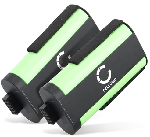 CELLONIC 2X Batterie Compatible avec Logitech 533-000116, 533-000138 | (3400mAh-7.4V-Lithium Ion) pour Ultimate Ears S-00147, UE MegaBoom 1, 533-000116, 533-000138