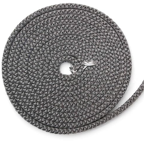 Kamindichtung 3m, ø 10x6mm Stegdichtung Flachdichtung Dichtband NICHT selbstklebend für Scheiben-Dichtung. Passend für verschiedene Oranier Kamin Modelle