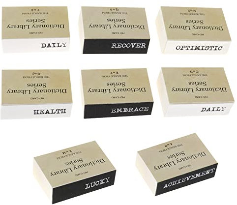 VGOL 800 Stück Anitk Sammelalbum Scrapbook Papier Mini Wörterbuch Schreibpapier Dekoratives Zubehör für Notizbücher Tagebücher Umschläge