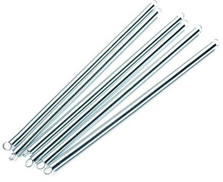 Verlängerte komprimierte Feder Doppelhakenende Schwerer Federstift 1 Stück Federstahl Doppelhaken Lange Expansion Zugfeder Hardware Zubehör Drahtdurchmesser 0,4-0.8 mm Außendurchmesser 3-10 mm Länge 3