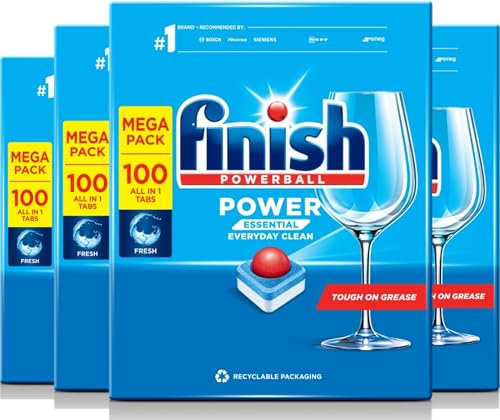 Finish Power Essential Dishwasher Tablets Regular - 400 Tabs