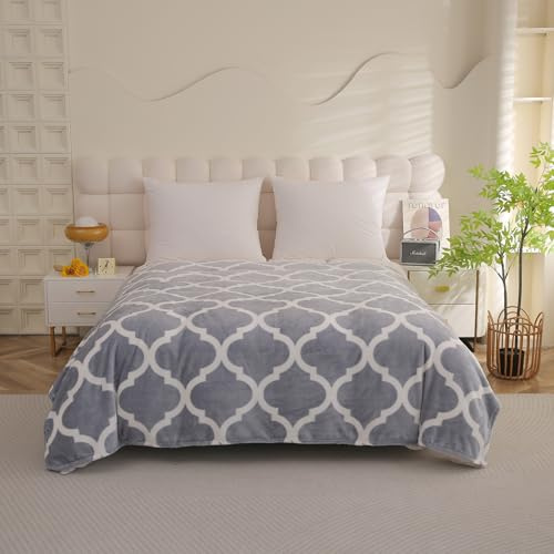 Coperta invernale con motivo marocchino, 160 x 200 cm, soffice coperta calda, per il soggiorno