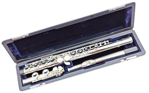 16 Ton Flöte mit offenem Loch in der Tonart C weißes Kupferrohr versilberte Oberfläche mit E Tonart Musikinstrument Flöte Für Anfänger