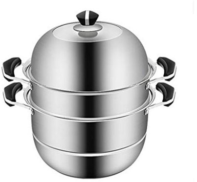 Edelstahl Dampfer Induktion Herd Haushalt Verdickt Gas Suppe Topf mit Dampfer Dampfer