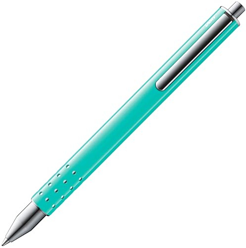 Lamy swift lagoon Special Edition Tintenroller in Strichbreite B | Lamy Tintenroller mit flüssigem Schreibgefühl – robustes Gehäuse aus Metall – inkl. Tintenrollermine M 66 B blau