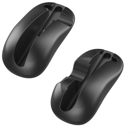2 Stück Maus Grif fhalterung für Nintendo für Switch 2, Halterung Controller für Switch controller adapter(Schwarz)