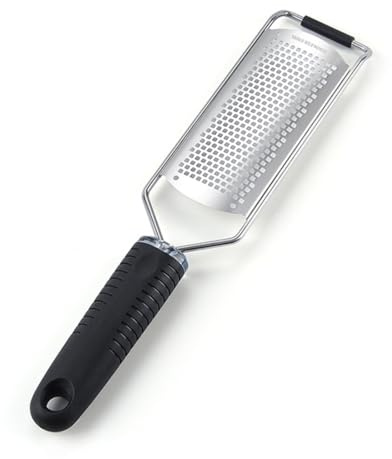 Râpe Fromage, Rappe a Fromage Manuelle&Zesteur Agrumes Râpe à zesteur, couteaux et Ustensiles de Cuisine, Râpe À Fromage Manuelle, Citron, Gingembre, Ail, Noix de Muscade, Chocolat, 31 x 6,5 cm