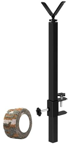 VRTYVEYBB Caccia Albero Stand 20.5/19.88cm I/L Tipo Portatile Rotazione 360 ° Caccia Regolabile Singolo Treppiede Accessori Caccia Esterna