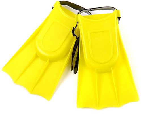 Xdyyjrasa Palmes pour Enfants, 1 Paire de Palmes de plongée en PVC EVA avec Sangle réglable