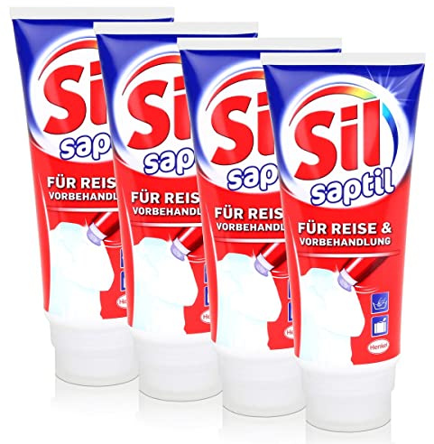 Sil saptil Universal Fleckenentferner 200ml - Reise & Vorbehandlung (4er Pack)