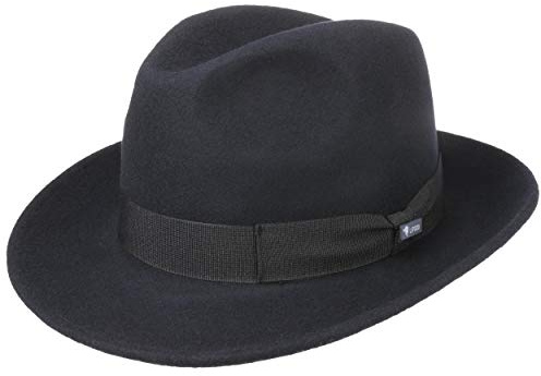 Lipodo Basic Bogart Chapeau Fedora Fabrique en Italie Unisexe Toutes Saisons