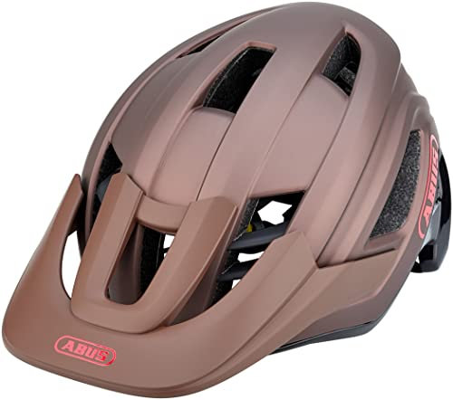 ABUS MTB-Helm Cliffhanger MIPS - Fahrradhelm für anspruchsvolle Trails - mit MIPS Aufprallschutz & großen Lüftungsöffnungen - für Damen und Herren - Kupfer/Rot, Größe L